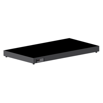 Warm Platte EC - A GN3 Metall | Auftisch