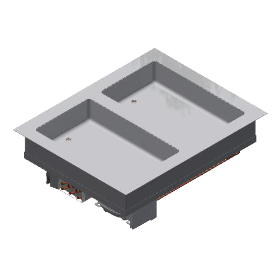 Warm Multiwanne 2xGN1 | Einbau